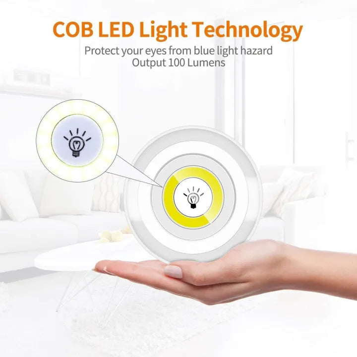 Pack of 3 Wireless LED Night Lights with Remote Control – Ultra-Bright