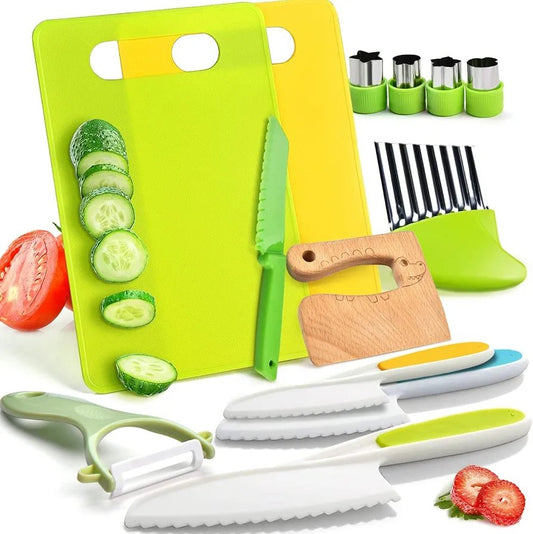 MiniChef Kids Kitchen Tools Set – 13 pieces (Plastic Packaging)