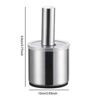 Premium Stainless Steel Garlic Press & Pill Crusher (Premium Quality)