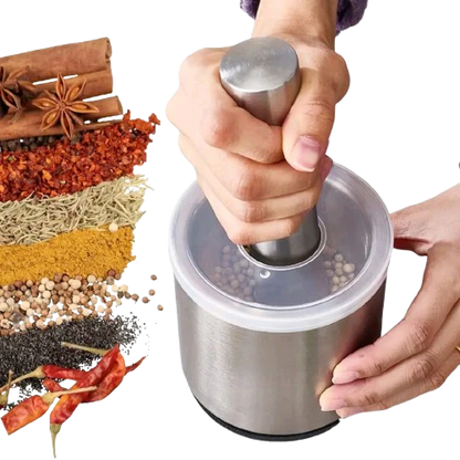 Premium Stainless Steel Garlic Press & Pill Crusher (Premium Quality)