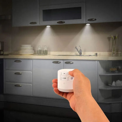 Pack of 3 Wireless LED Night Lights with Remote Control – Ultra-Bright